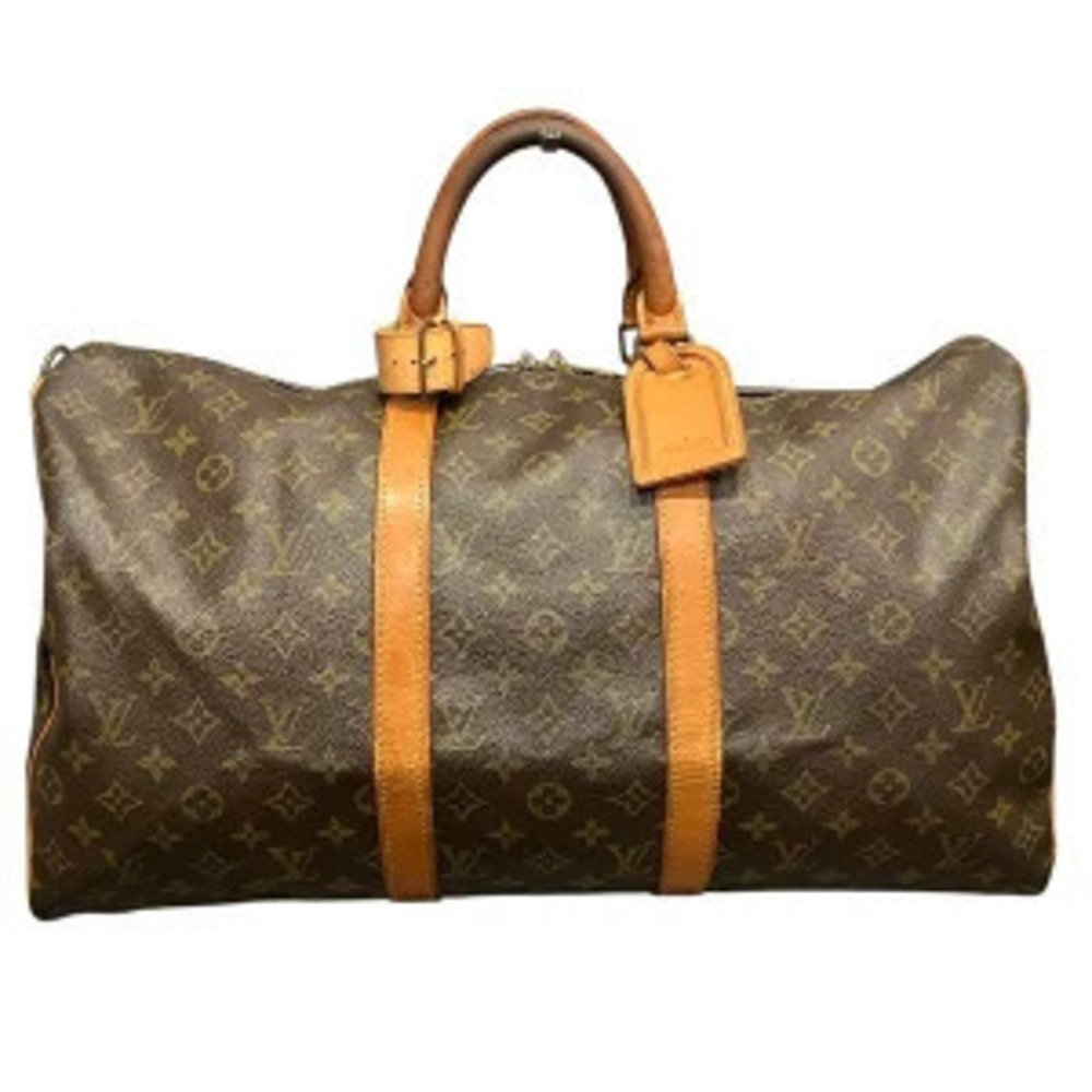 Louis Vuitton Monogram Keepall Bandouliere Bag Boston